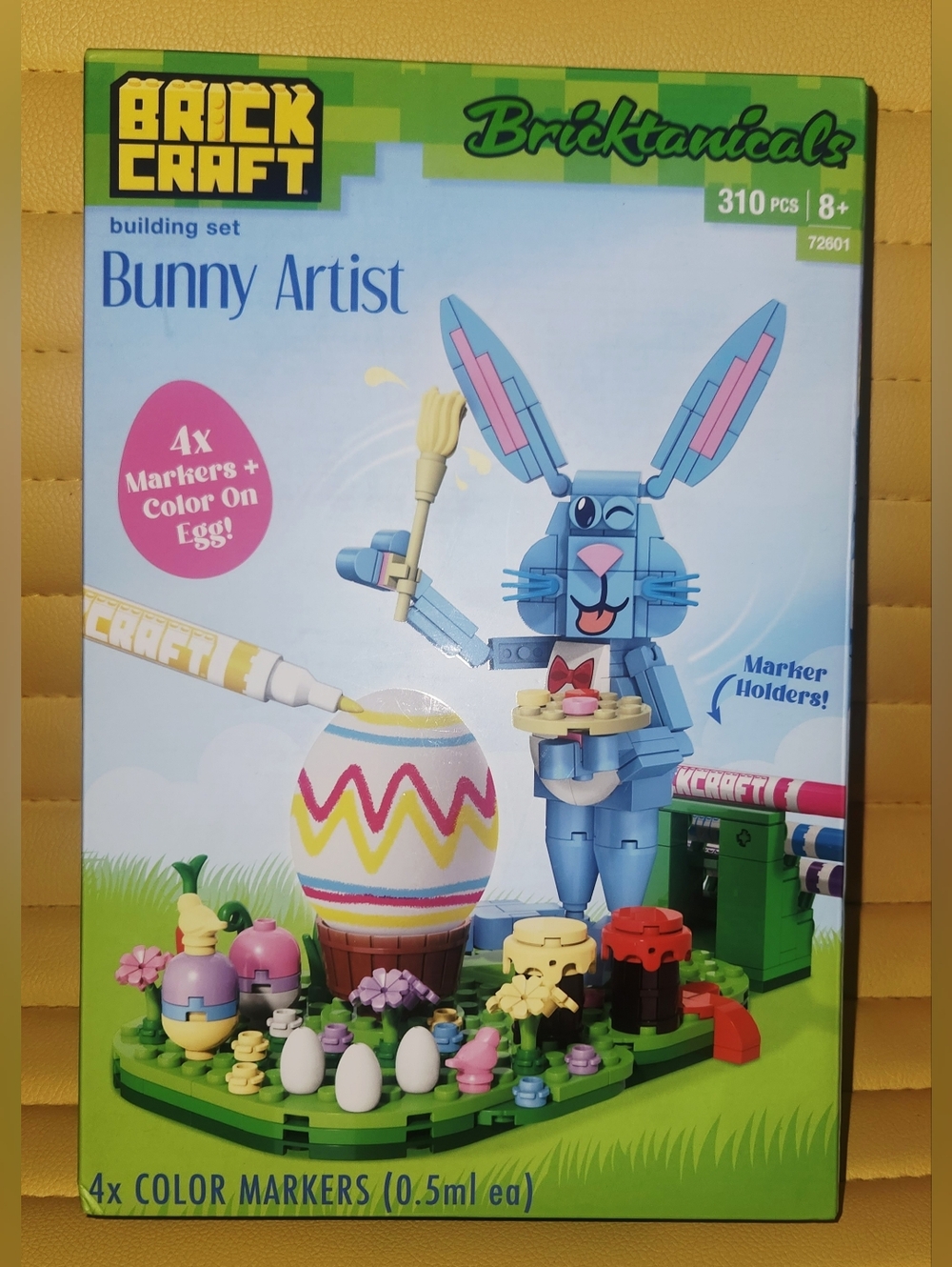 Bricktanicals Bunny Artist Building Set - Blue NWT